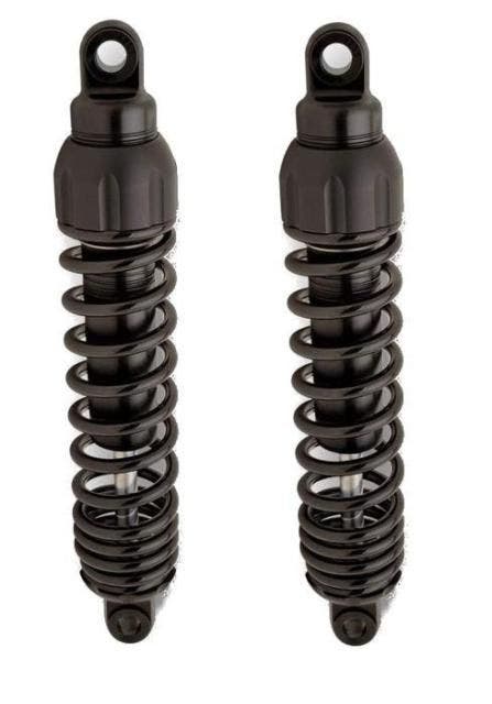 PartzBiz HD 4406531 - Progressive Black 444 Series 12.5” โช๊คหลัง Standard Duty Harley V-Rod 07-16 | 444-4069B
