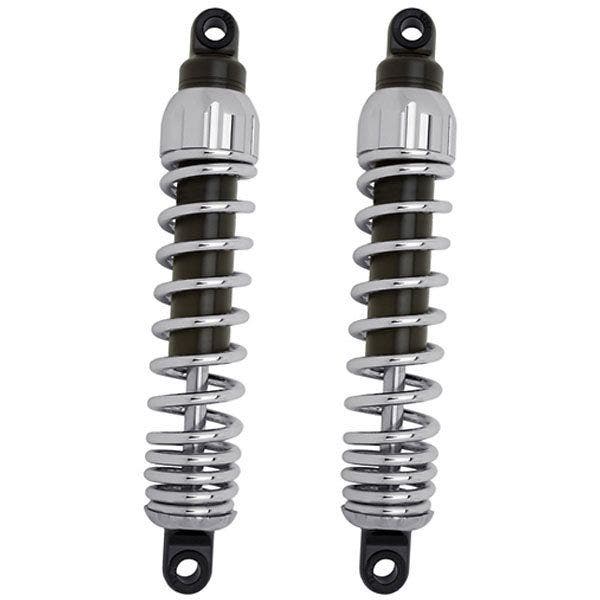PartzBiz HD 4406482 - โช้คหลัง Progressive Chrome 444 Series 12” Standard Duty Harley V-Rod 07-16 | 444-4068C
