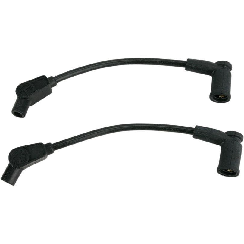 PartzBiz HD 4402626 - Sumax Taylor 8mm Spiro-Pro ชุดสายหัวเทียนสีดำ Harley FXS FXCW | 20035
