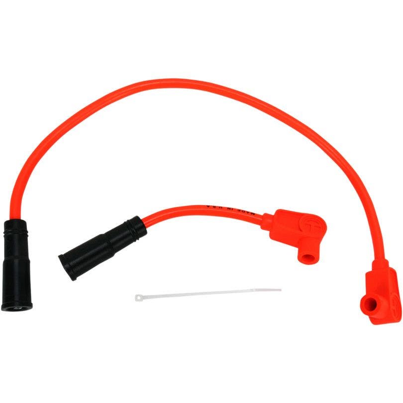 PartzBiz HD 4402605 - Sumax Taylor 8mm Spiro-Pro สายหัวเทียนสีส้ม Harley 00-17 FX/FL FXD | 20831