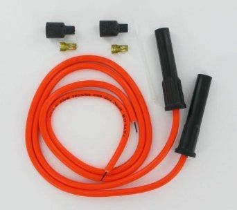 PartzBiz HD 4402606 - ชุดสายหัวเทียนแบบกำหนดเอง Taylor Orange 8MM Harley Touring W/ Carb 99-06 | 20833