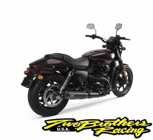 PartzBiz HD 4402060 - Two Brothers 005-3970499-B คาร์บอน Comp-S Slip-On 13-17 Harley XG FXSB 597716 street softail breakout XG500 XG750