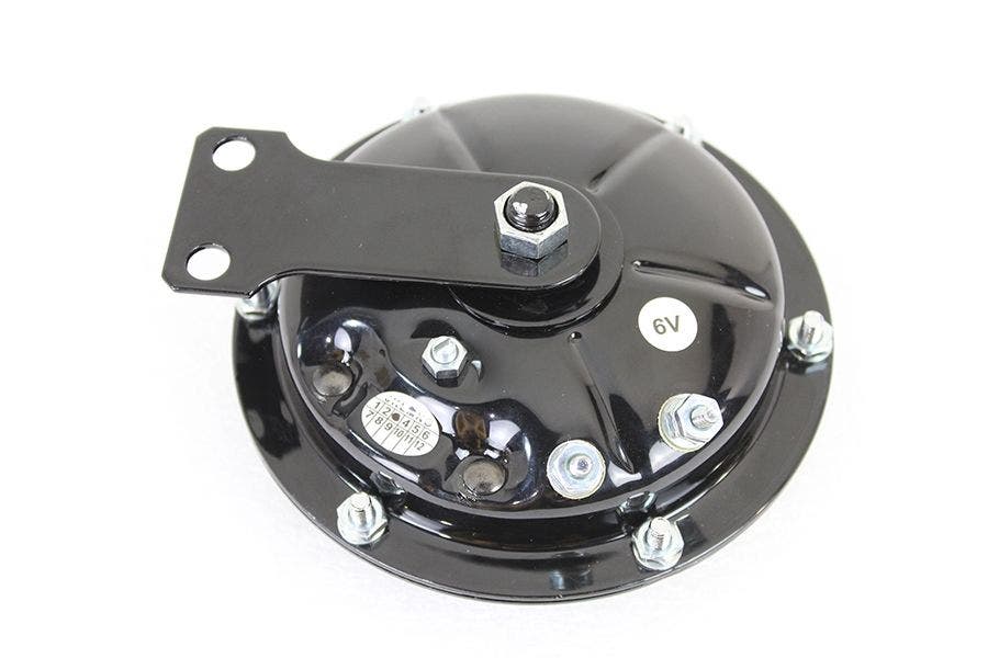 PartzBiz HD 4401144 - V-Twin 33-1718 Chrome 6 ”Horn 9-Hole Harley Ironhead Sportster XLCH 57-79 สำหรับ Harley Davidson electra road street glide king ดังที่สุด ดีที่สุดสำหรับการซื้อ