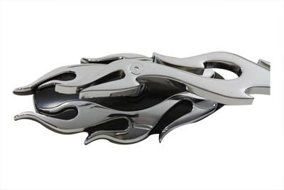 PartzBiz HD 4401129 - V-Twin 34-1590 Fireball ชุดกระจก Billet Chrome คู่ Harley Metric 65-Up electra street glide king softail dyna ที่ดีที่สุดสำหรับ custom chopper bagger Skull