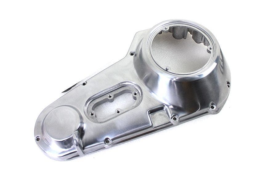 PartzBiz HD 4401035 - V-Twin 43-0361 ชุดฝาครอบหลักด้านนอกขัดเงา 1970-1984 Harley Touring FLH