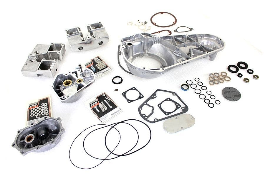 PartzBiz HD 4401036 - ชุดแต่งเครื่องยนต์ V-Twin 43-0564 ขัดเงา Harley Shovelhead 70-84 electra road street glide big twin davidson Replica replacement ดีที่สุดสำหรับประสิทธิภาพ