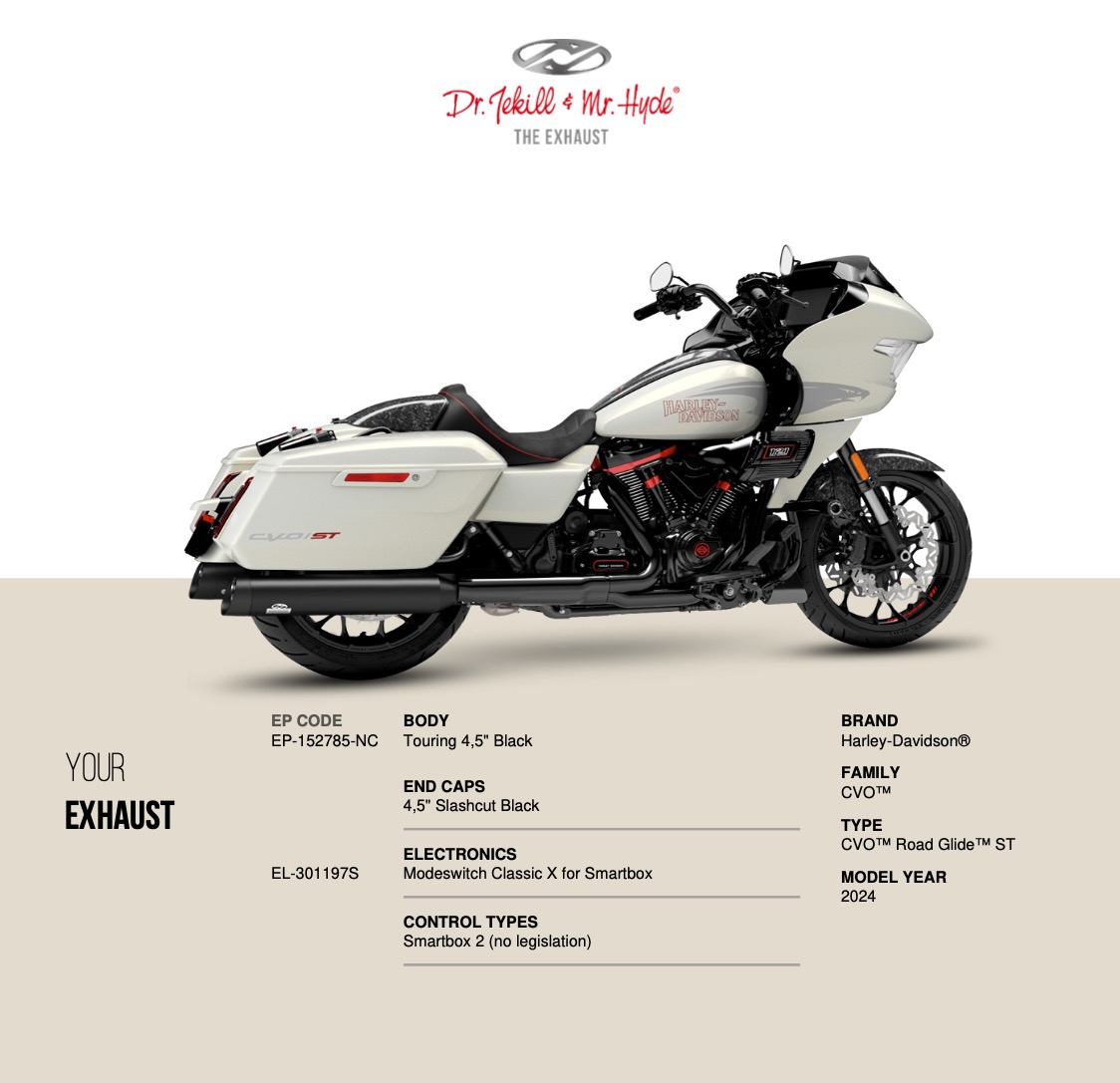 PartzBiz HD EP-152785-NC - CVO Road Glide ST - Slashcut Black